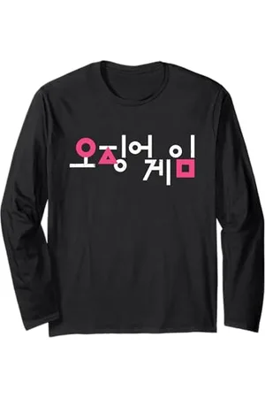 Squid Game Korean Logo Manche Longue