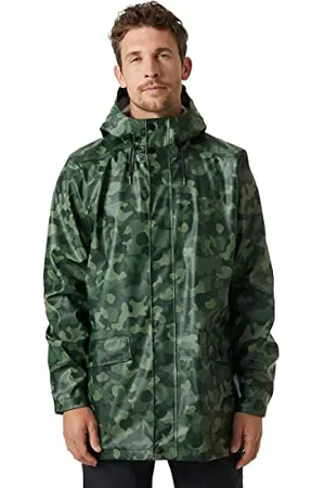 Helly Hansen Moss Rain Coat Spruce Aop Mens S