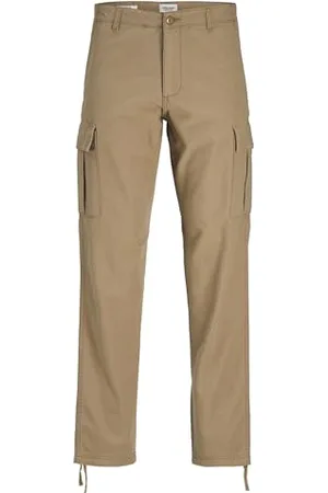JACK & JONES Jpstkane Jjbarkley Pantalon Cargo Noos, Sable, 33W x 34L Homme