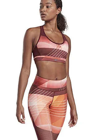Reebok OSR Lux Racer Bra- AOP Soutien-Gorge de Sport pour Femme XL