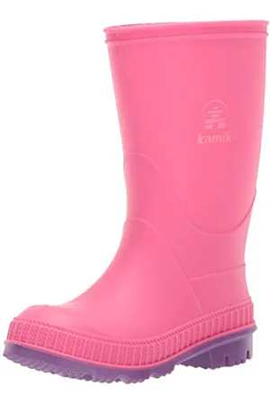 Kamik Garçon Unisex Kinder Stomp Bottes & Bottines de Pluie, Rose (Pink Pin), 31 EU