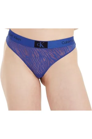 Calvin Klein String Femme Modern Thong avec Dentelle, , XS