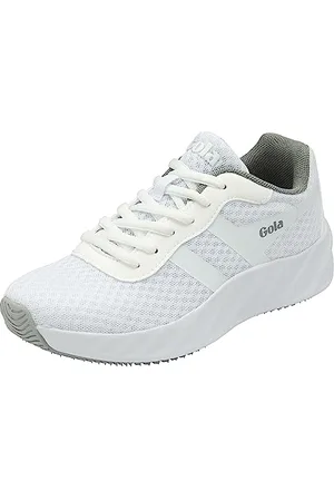 Gola Femme Draken Road Running Shoe, White/Grey, 37 EU