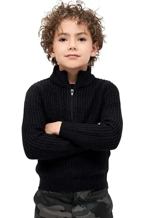 Brandit Kids Marine Pullover Troyer, color: black, size: L 146