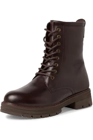 Marco Tozzi Bottines à Lacets pour Femme 2-26286-43 Botte Tendance, , 36 EU