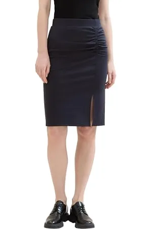 TOM TAILOR 1041890 Jupe, 10668 – Sky Captain Blue, 36 Femme