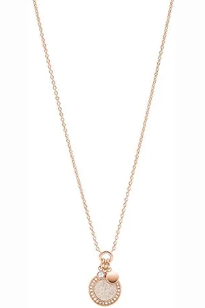 Fossil Collier Pour Femmes, Longueur Totale : 460mm + 50mm Chaîne D