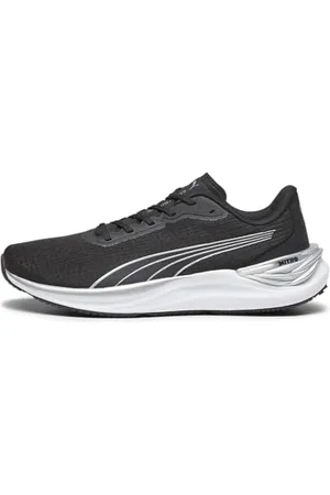 PUMA Homme Electrify Nitro 3 Chaussures athlétiques, Black Silver, 41 EU