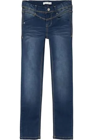 NAME IT NitSUS INDIGO K SKINNY DNM PANT NOOS, Jeans Fille, , 164