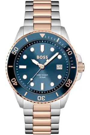 HUGO BOSS Montre Analogique à Quartz pour Homme Collection ACE avec Bracelet en Acier Inoxydable ou Silicone