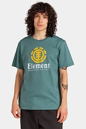 Element Vertical - T-Shirt - Homme - Bleu.