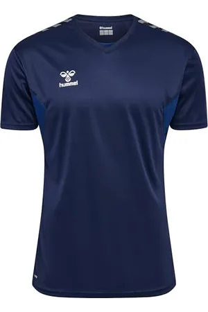 Hummel Authentic PL Jersey S/S T-Shirt de Sport à Manches Courtes pour Homme Coupe Normale 100% Polyester recyclé Respirant et séchage Rapide