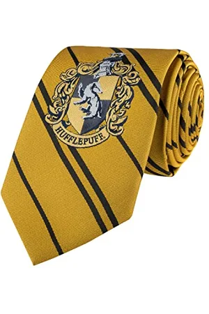 Cinereplicas HARRY POTTER - Cravate Ecusson tissé Poufsouffle - Adulte - Qualité supérieure - Licence Officielle