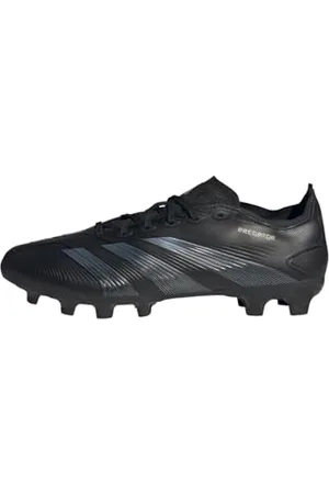 adidas Mixte Predator League Football Boots Multiground Chaussures, Core Black/Carbon/Gold Metallic, 40 EU