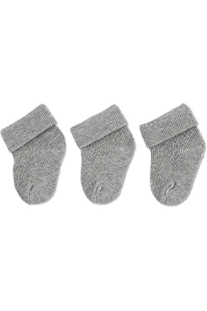 Sterntaler Mixte bébé Newborn Socks 3-pair Pack Chaussettes, , 0-4 mois EU