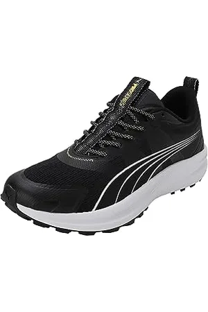 PUMA Mixte Utiliser Pro Trail Chaussure de Course sur Route, Black Yellow Blaze, 37 EU