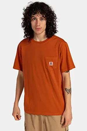 Element Basic Pocket - T-Shirt - Homme - Orange.