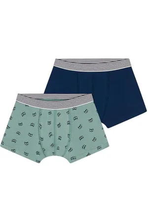 Petit Bateau A0BYF Boxers Garçon, 6 Ans
