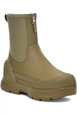 UGG Femme Neumel X Zip Botte Tendance, Olive brûlée/trèfle ombragé, 38 EU