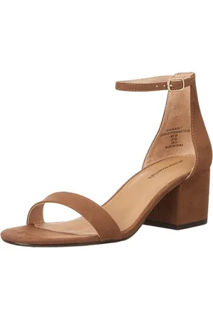 Amazon Sandale à Talons et Double Bride Femme, , 39.5 EU Large