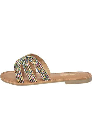 Les Tropéziennes par M Belarbi Femme Omega Sandale, Multi, 36 EU
