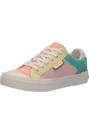 Rocket Dog Baskets Cheery pour Femme, Bloc de Couleur Arc-en-Ciel, 39 EU