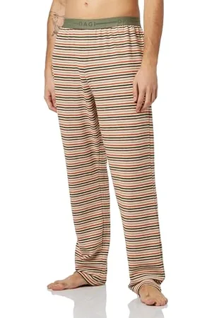 Dagi Regular Waist Striped Knitted Single Bottom Bas de Pyjama, Multicolor, XL pour des Hommes