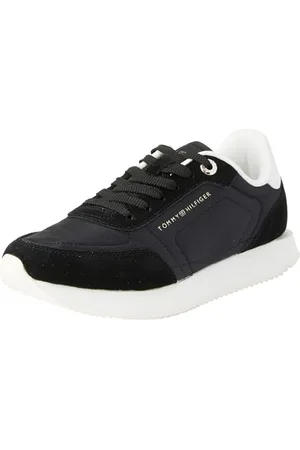 Tommy Hilfiger Baskets de Running Femme Chaussures de Sport, Noir (Black), 38