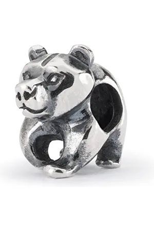 Trollbeads Papa Bead TAGBE-40132 Perle argentée, taille unique, Argent sterling, Pas de gemme