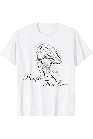 Billie Eilish Produit officiel Happier Than Ever White T-Shirt