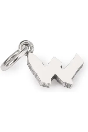 Trollbeads TAGBE-20296 Pendentif lettre pour bracelet, chaîne, porte-clés, idée cadeau, argent sterling, TAGBE-20270, taille unique, Argent sterling, Pas de gemme