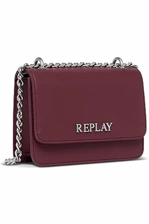 Replay – sac à main pour femme en simili cuir, (rouge), taille unique