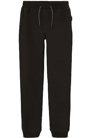 NAME IT Nkmsweat Pant Bru Noos Pantalon De Sport, Noir (Black Black), 98 Garçon