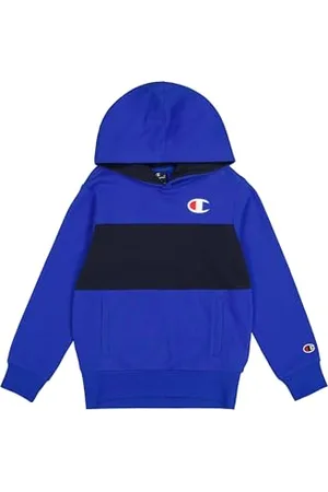 Champion Legacy Retro Sport B (306849) -Ultralight Soft Compact Fleece Color Block Sweatshirt à Capuche, , 13-14 Years Garçon