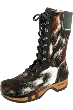 Woody Femme Ramona Botte mi-Mollet, Nature, 41 EU