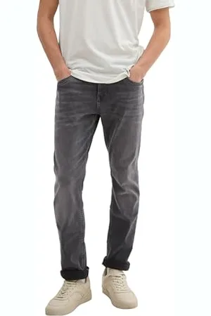 TOM TAILOR 1043795 Jean Droit Aedan, 10228-Overdyed Grey Denim, 36W x 36L Homme