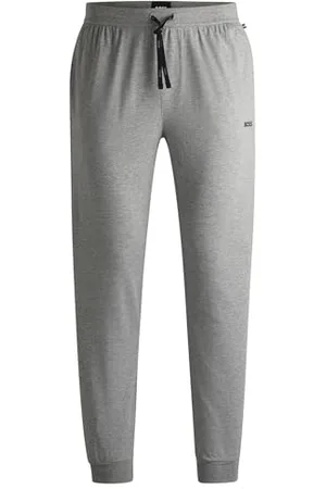 HUGO BOSS Hommes Mix&Match Pants Bas de survêtement en Coton Stretch à Logo brodé