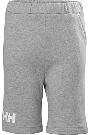Helly Hansen Jr HH Logo Short Cargo, Gris chiné 949, 128 Mixte Enfant