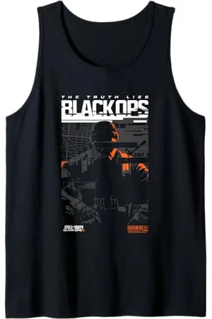 Call of Duty The Truth Lies Black ops Silhouette Chest Logo Débardeur