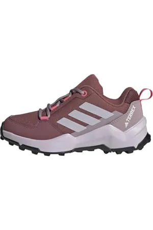 adidas Terrex AX4R Hiking Shoes Chaussures de randonnée, Burgundy/Silver Dawn/Pink Fusion, 31.5 EU