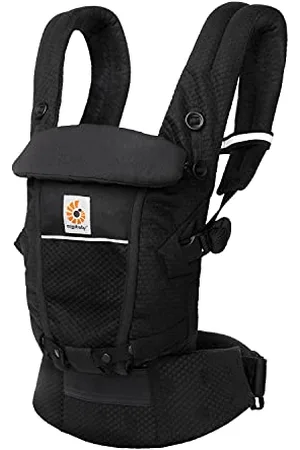 Ergobaby Porte-Bébé Adapt pour nouveau-nés, dès la naissance, porte-bébé ergonomique 3 positions en Mesh SoftFlex pour portage ventral et dorsal