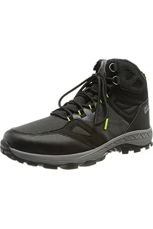 Jack Wolfskin Homme Downhill Texapore Mid M Chaussure de Marche, Noir/Gris, 44 EU