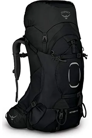 Osprey Aether 55 Sac de Grande Randonnée Homme Black - S/M