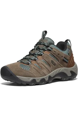 Keen Femme Tête imperméable Chaussures de randonnée, Shitake/Dark Forest, 37.5 EU