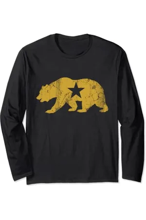 California Golden State Bear Vintage Manche Longue
