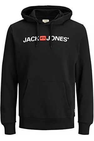 JACK & JONES Sweat à Capuche Sweat à Capuche Logo Black XXL Black XXL