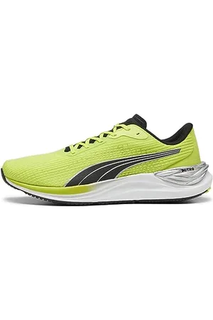 PUMA Men Electrify Nitro 3 Road Running Shoes, Lime Pow- Black- Silver, 42 EU