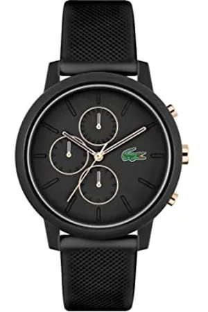 Lacoste Montre Chronographe à Quartz pour Homme avec Bracelet en Silicone Noir - 2011247