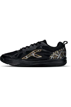Hundred Homme Blade Non-Marking Chaussure de Badminton, Black/Gold, 43 EU
