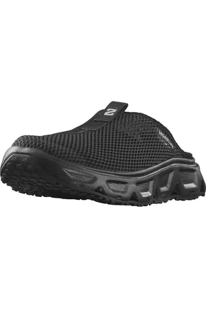 Salomon Reelax Slide 6.0 Mules de récupération pour Femme, Foulée amortie, Confort instantané et longue durée, Style polyvalent, Black, 42